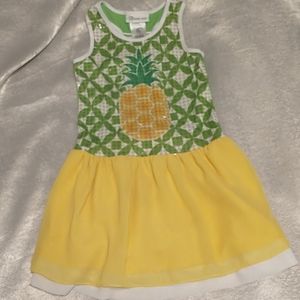 Bonnie Jean Pineapple dress
